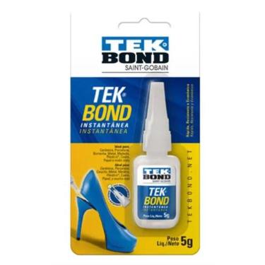 Imagem de Cola Adesivo Instantâneo Tek Bond 5g Cor Incolor