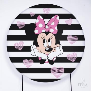 Imagem de Painel Decorativo para Festa 1,30x1,30 metros Vesti Fácil com Elástico Minnie - Fera Print