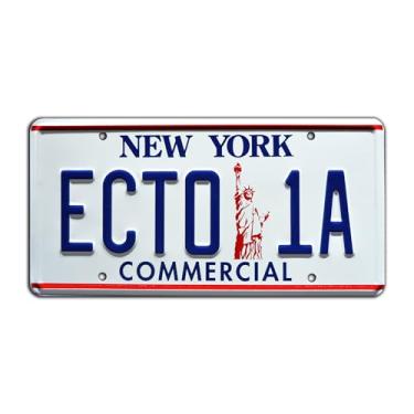 Imagem de Ghostbusters 2 | ECTO-1A | Placa de licença estampada em metal