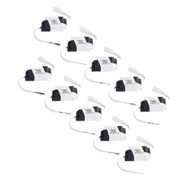 Imagem de Kit 10 Driver Led Reator Fonte Plafon Painel 18w Oferta - Power