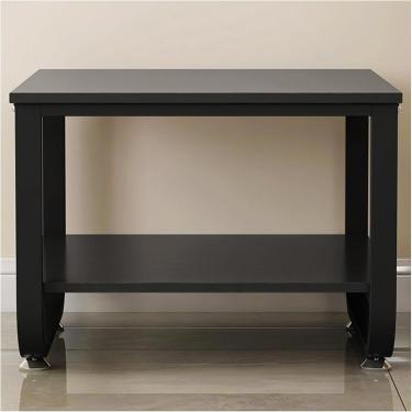 Imagem de Suporte Para Impressora A Laser Suporte Para Copiadora De Mesa De Impressora Grande, Triturador De Fax Resistente Prateleira De Armazenamento Para Computador, Suporte Pa, black, 60×60×45cm