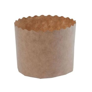 Imagem de Forma Panetone Kraft Natural 1Kg c/10 - Ecopack