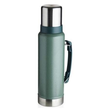 Imagem de Garrafa térmica 1,4 litros tipo stanl em inox - BOTTLE IN, verde