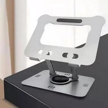 Imagem de Suporte Mesa Apoio Base Notebook Articulado Ajustável Giratório Rotaçã