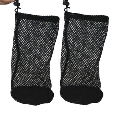 Imagem de Aolowewin 2 Peças De Bolsa Malha Para Bolas Golfe E Pickleball, Malha, Rede Multiuso, Armazenamento Brinquedos Infantis, Futebol, Vôlei, Bola Oval, Lavagem Roupas (Pacote Com 1, Gg: 8,6 X 13 Polegad
