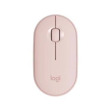 Imagem de Mouse sem Fio Logitech Laser 1000DPI 3 Botões - Pebble M350 Rose, Rosé