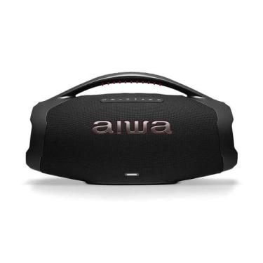 Imagem de Caixa De Som Boombox Plus Aiwa Bbs-01B 200W Bt 30H Ip66 Usb, Preto, Bi