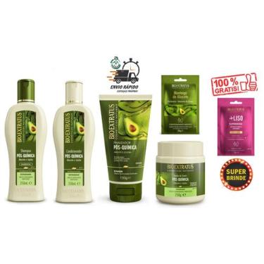 Imagem de Pós-Química Bio Extratus Restaura e Nutre 5 Produtos +Brinde