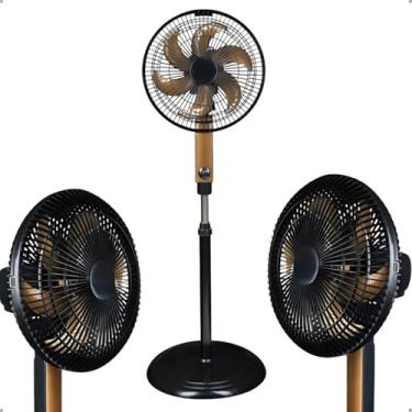 Imagem de Ventilador de Coluna Turbo, 40cm, 126W, 3 Velocidades, Preto e Bronze, 127V