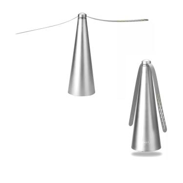 Imagem de Kit 2 Ventiladores Repelente de Insetos Prata USB e Pilha