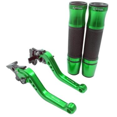 Imagem de Kit Manete Manopla Esportivo Yes Gsr Intruder 125 Gsr 150i - NoBrand, 