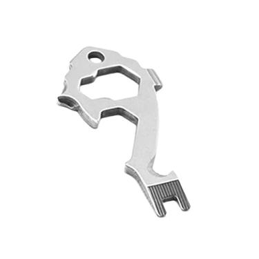 Imagem de ＫＬＫＣＭＳ Abridor de garrafas de cerveja, abridor de latas, manual, aço inoxidável, multiuso, removedor de tampas de cerveja, chave de fenda para hotel, ktv,