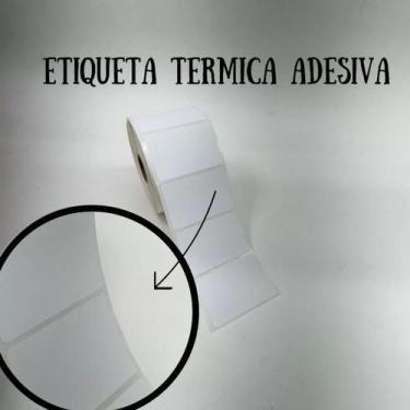 Imagem de Rolos 5.000 etiqueta termica autocolante com 5 unidades 6x4cm - ETIWOR
