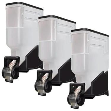 Imagem de 3 Módulos Dispenser Avulso 35 Litros ou 15 Kilos Armazenamento Ração G