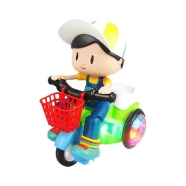 Imagem de Triciclo Infantil Luminoso Com Pedal, Rotação De 360 Graus, Música, Ac