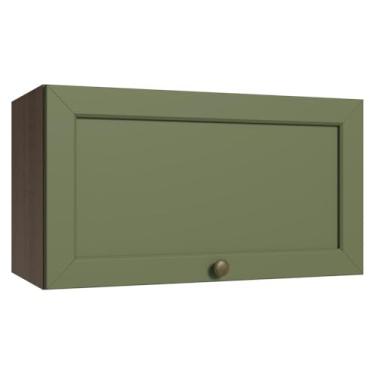 Imagem de Armário Aéreo 60 cm 1 Porta Basculante Rustic/verde Vik Madesa