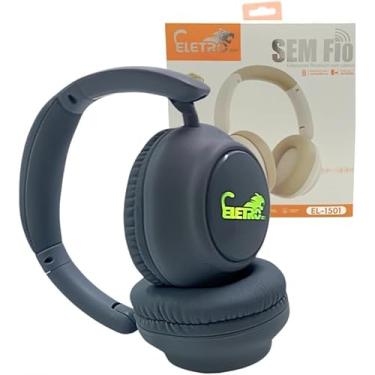 Imagem de Fone De Ouvido Earphone Portátil Bluetooth 5.0 Sem Fio Com LED ELETRO EL-1501 (Azul)