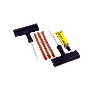Imagem de Kit Reparo Pneus Sem Câmara Remendo Profissional Carro Moto - BOMVINK