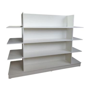 Imagem de Gôndola Central 100% Mdf Branco - Suprema Móveis