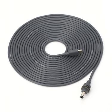 Imagem de WALFRONT Entrada USB C a DC Tipo C Tipo C de Entrada para o Cabo de Macaco à Prova de água 100W Saída Adequada para a Mini Antena de Prato, Com Material de Borracha e Cobre (1m/3,28ft)