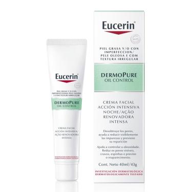 Imagem de Creme Facial Eucerin Dermopure Oil Control Ação Renovadora Antiacne 40ml