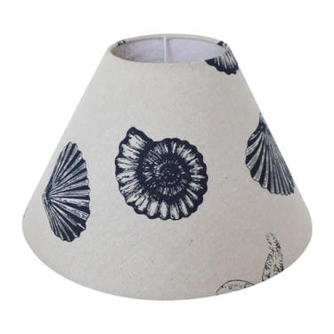 Imagem de Ioensy Abajur de tecido E27, capa versátil de substituição, abajur decorativo de linho para cabeceira, Conchas