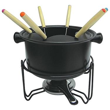 Imagem de Conjunto para Fondue Black - 10 Peças - em Ferro Fundido - Bon Gourmet - 18 cm
