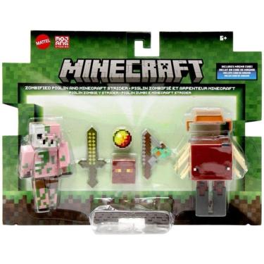 Imagem de Minecraft Vanilla Piglin Zumbi e Stride - Mattel