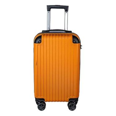 Imagem de Mala de Bordo 10KG ABS Florença Leve Giratória Viagem (Laranja)