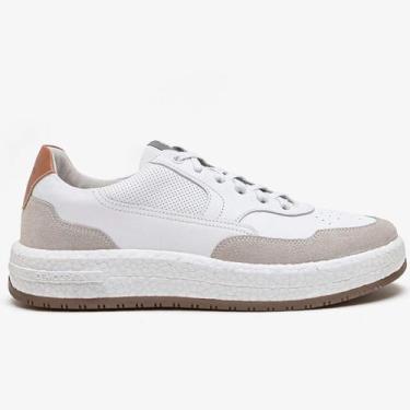 Imagem de Sapatênis Democrata Denim Drake Pulse masculino Branco, 42