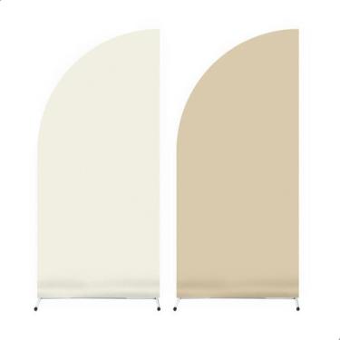 Imagem de Painel de festa decorativo meia lua liso dupla face 2mx1m - Davest, BE