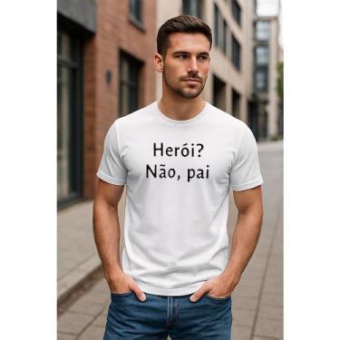 Imagem de Camiseta Masculina para o Melhor Pai do Mundo  Dia dos Pais  Algodão -
