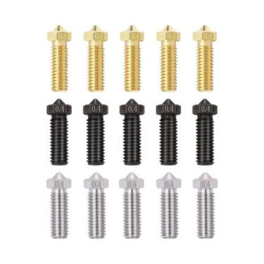 Imagem de Kit de bicos 15 unidades de 0,4 mm para impressora 3D Anycubic Vyper -