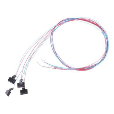 Imagem de IEUDNS 4x Lâmpada de Pilar em Miniatura Simulação de Poste de Luz Versátil Decoração de Gramado Artesanato Iluminação Externa Modelo para Dioramas, Luz Branca Quente