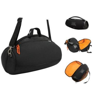 Imagem de Case Estojo Bolsa Mala Compatìvel Boombox 3 Com bolso Nova Suporta ate