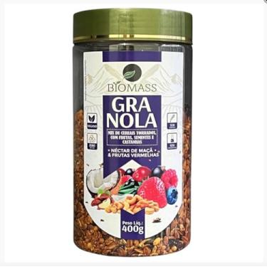 Imagem de Granola Biomass Néctar de Maçã e Frutas Vermelhas, Vegano, 400g (BOWL)