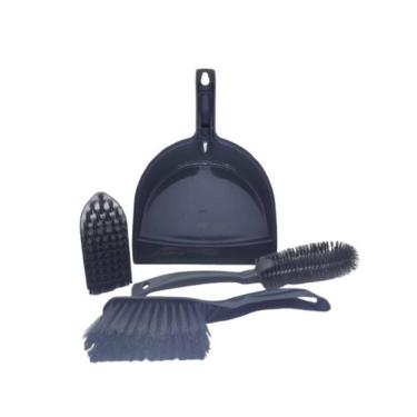 Imagem de Kit Limpeza Completo Multiuso Escova Pá Vassourinha Limpador