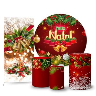 Imagem de Trio Capas Cilindro + Painel Redondo + Lateral Natal (K2NAT0029)