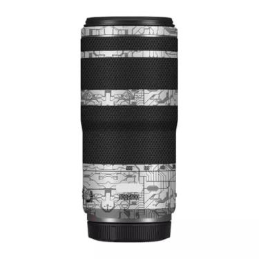 Imagem de 100-400 5.6-8 Adesivo de lente de câmera antiarranhões para Canon RF100-400mm F5.6-8 é USM Coat Wrap película protetora corpo capa de pele (branco circuito)