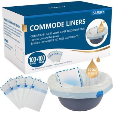 Imagem de Forros de cômoda Sameky 100 bolsas e 100 almofadas para banheiro de ca