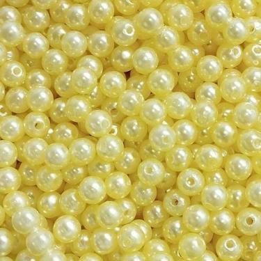 Imagem de PÉROLA DE ABS LISA Nº 06 20G PEROLA 6 MM - LADEIRA BIJUTERIAS, BAUNILH