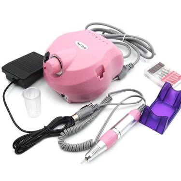 Imagem de Lixa Unha Elétrica Profissional Top Motor 30000 Bivolt PORQUINHO - MAR