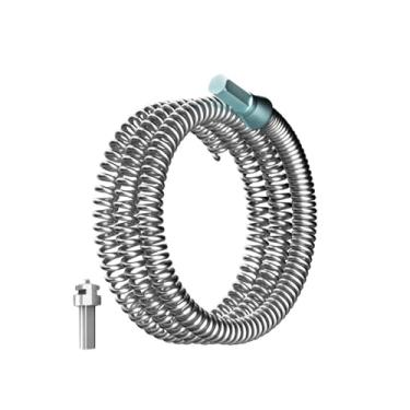 Imagem de Generic Cabo de drenagem de, cabo de drenagem de trado, ferramenta prática de desentupimento de pia de aço para vaso sanitário, Comprimento 2m