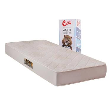 Imagem de Colchão Solteiro Espuma a Vácuo de D33 Gel Comfort Double Face Bed in Box (88x188x17) - Castor