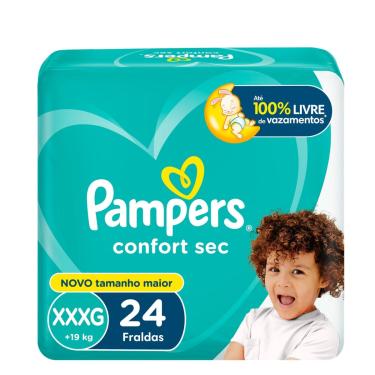 Imagem de Fralda Pampers Comfort Sec XXXG 24 Unidades