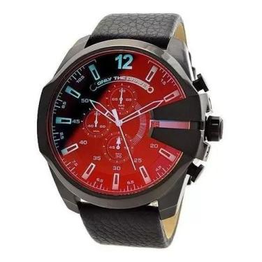 Imagem de Relógio Masculino Diesel Dz4323 Mega Chief Camaleão Couro - Majestoso 