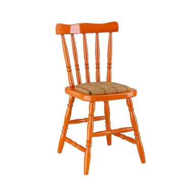 Imagem de Cadeira Madeira Maçica Daiana Estofada néctar das flores Brilho Piratini