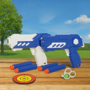 Imagem de Pistola de Dardos Espuma Infantil Max Shot Ark Toys  Brinquedo com Alv
