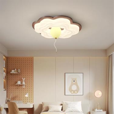 Imagem de Nórdico Moderno Quarto Infantil Lâmpada De Teto LED Moda Criativo Balão Quarto Da Menina Estudo Jardim De Infância Decoração Luz (Estilo 17)
