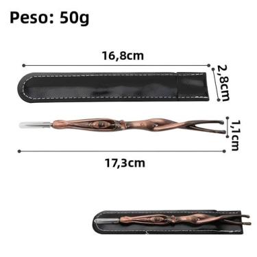 Imagem de Conjunto De Narguilé Árabe Com Garfo De Metal E Couro, Acessórios De N